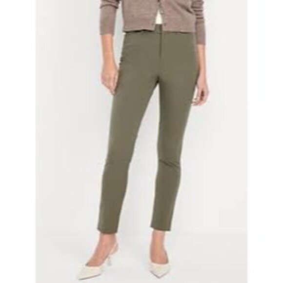 Old Navy Pixie Skinny High-Rise Pants Size 12 Secret Smooth Pockets Never-Fade - Picture 1 of 14